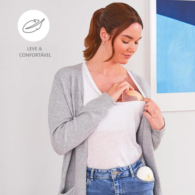 Bomba Extratora de Leite Elétrica Solo Hands Free Medela Swing Maxi - Design Compacto e Portátil