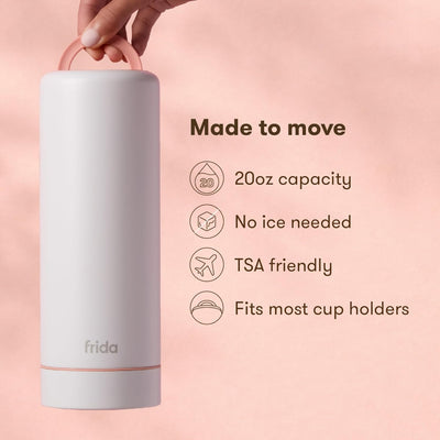 Frida Mom Cooler de Leite Materno Flow + Go 590ML - Design portátil para mães em movimento
