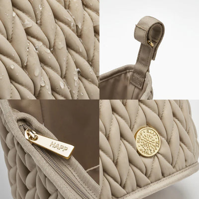 Organizador Para Carrinho De Bebê HAPP Beige - Material resistente e fácil de limpar